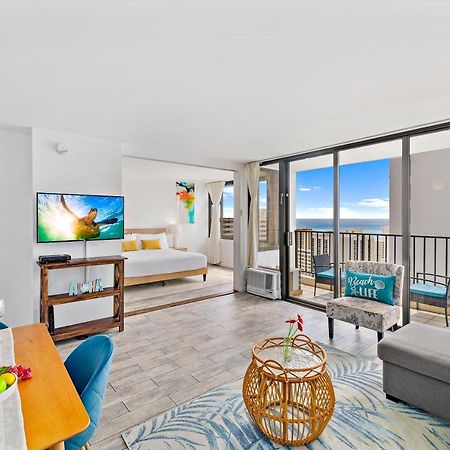 1Br With Great Ocean Views, 1 Block To Waikiki Beach Гонолулу Экстерьер фото