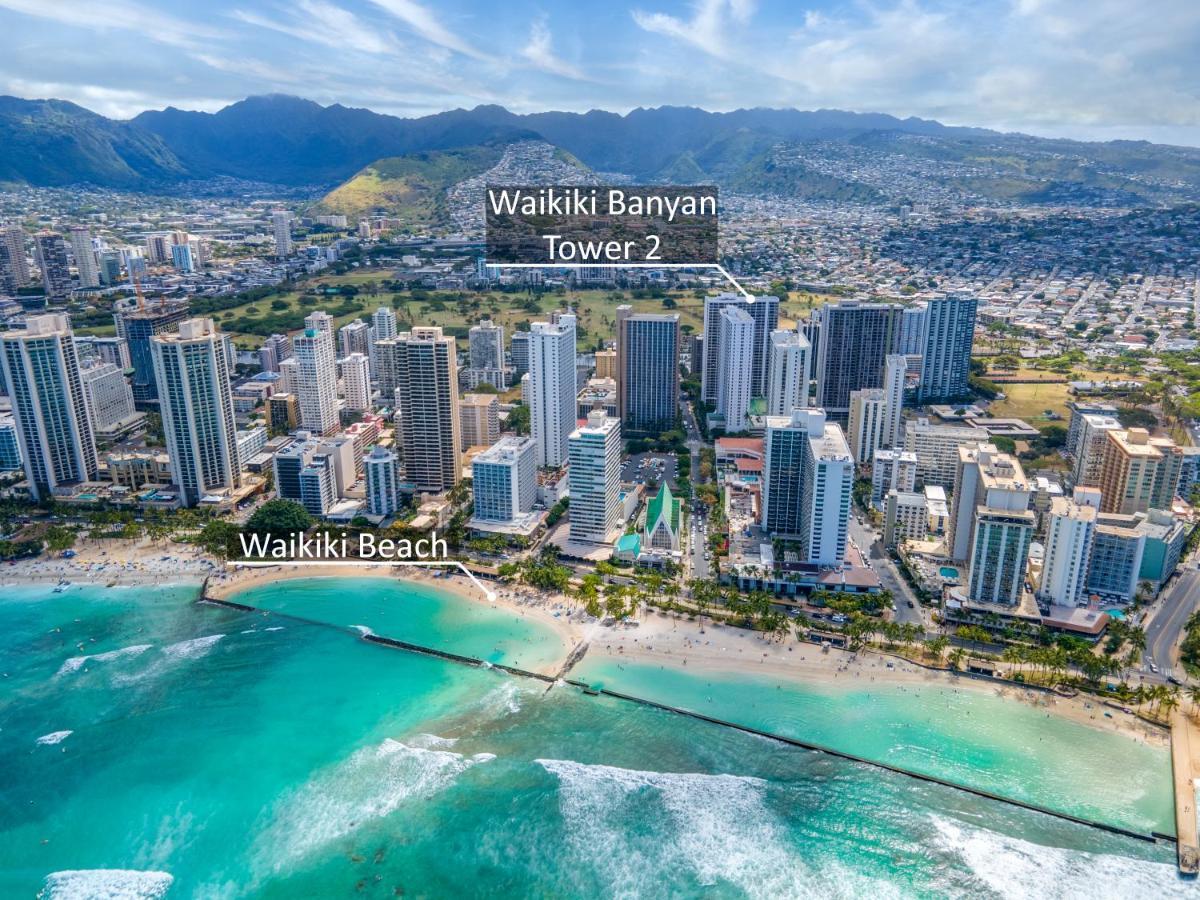 1Br With Great Ocean Views, 1 Block To Waikiki Beach Гонолулу Экстерьер фото