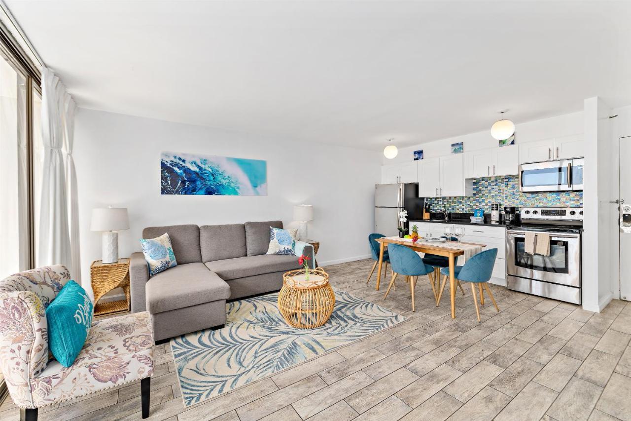 1Br With Great Ocean Views, 1 Block To Waikiki Beach Гонолулу Экстерьер фото