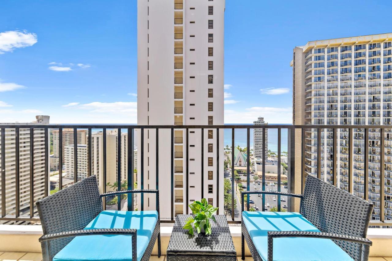 1Br With Great Ocean Views, 1 Block To Waikiki Beach Гонолулу Экстерьер фото