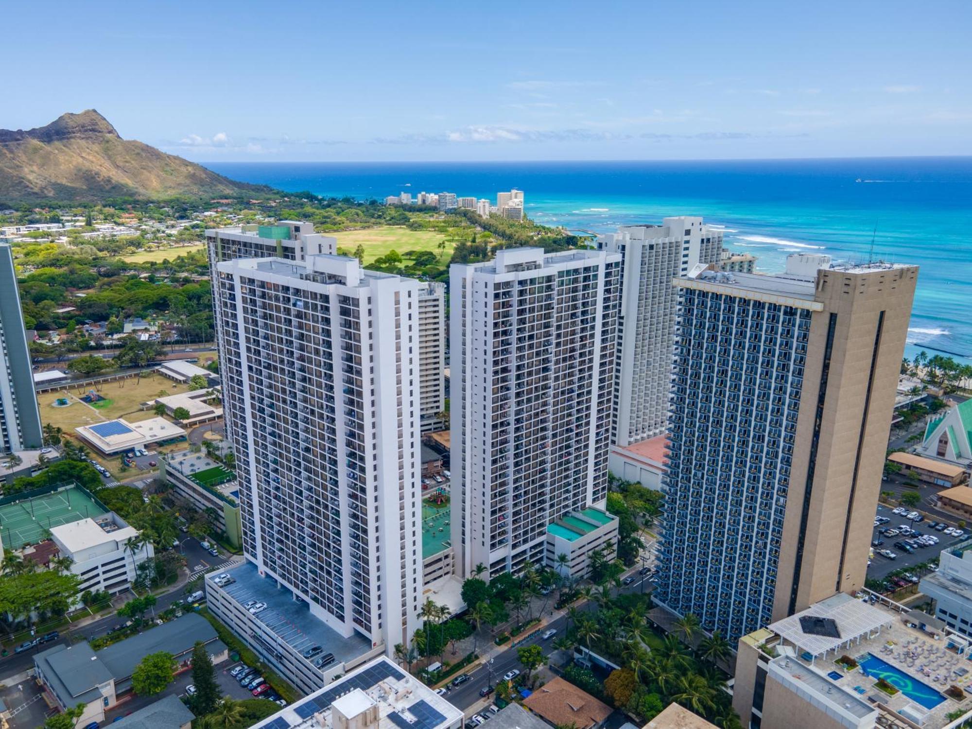 1Br With Great Ocean Views, 1 Block To Waikiki Beach Гонолулу Экстерьер фото