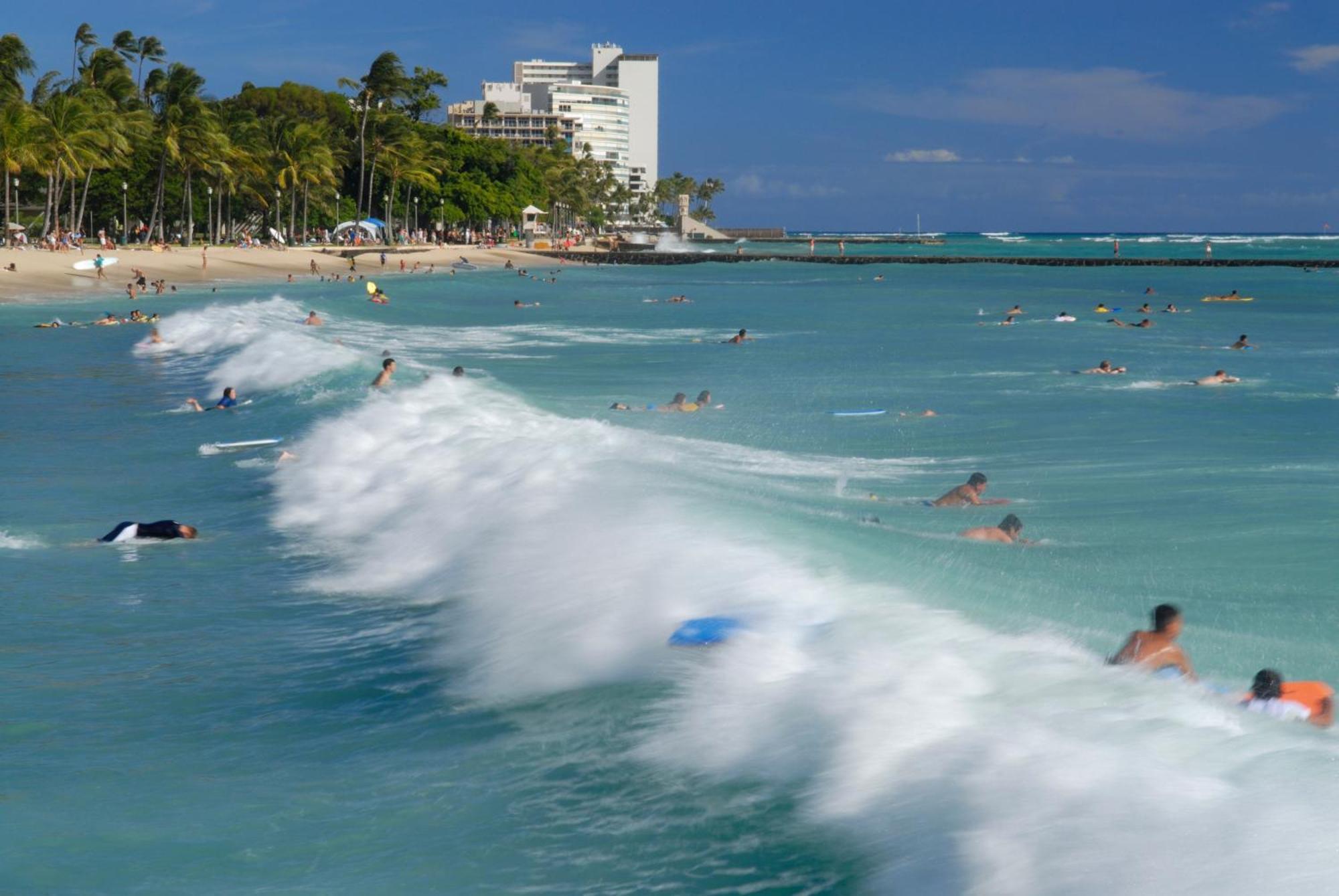 1Br With Great Ocean Views, 1 Block To Waikiki Beach Гонолулу Экстерьер фото